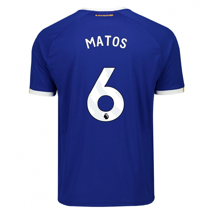 Danxen Men Melvin Matos #6 Blue White Yellow Home Jersey 2026/27 T-Shirt