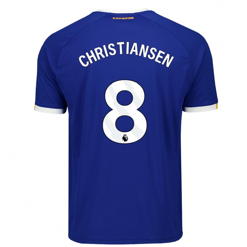 Danxen Men Izzy Christiansen #8 Blue White Yellow Home Jersey 2026/27 T-Shirt