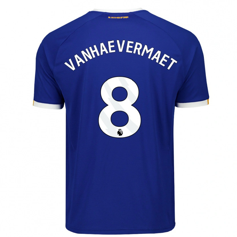 Danxen Men Justine Vanhaevermaet #8 Blue White Yellow Home Jersey 2026/27 T-Shirt