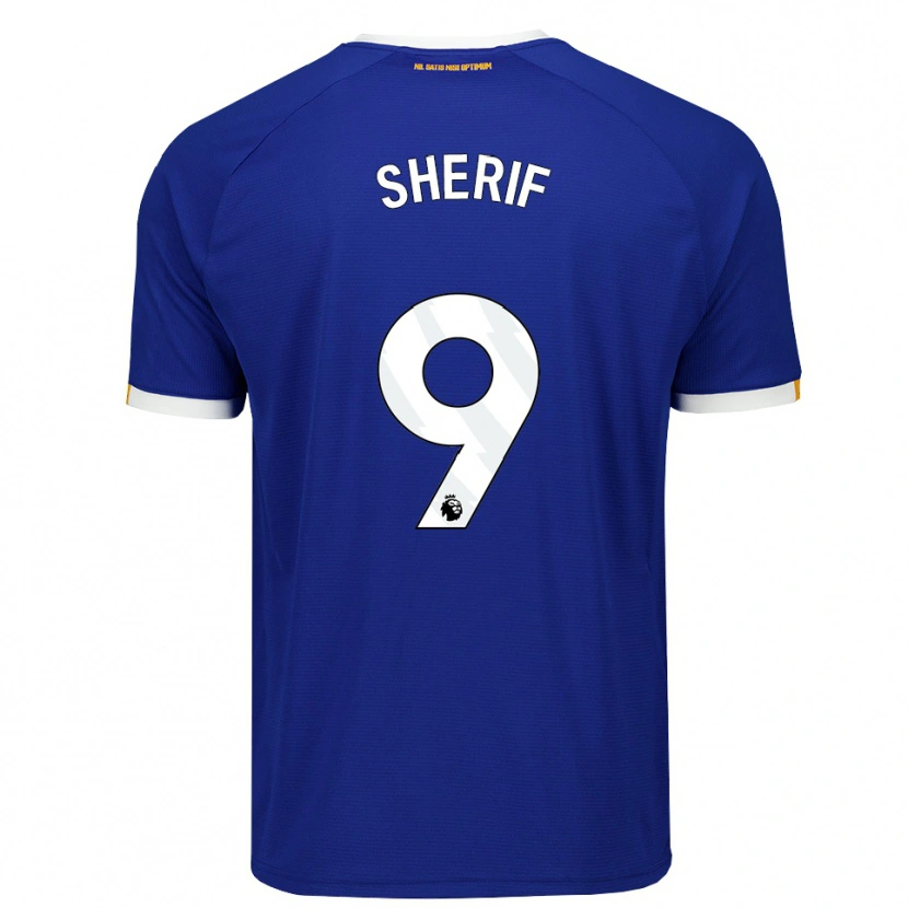 Danxen Men Martin Sherif #9 Blue White Yellow Home Jersey 2026/27 T-Shirt
