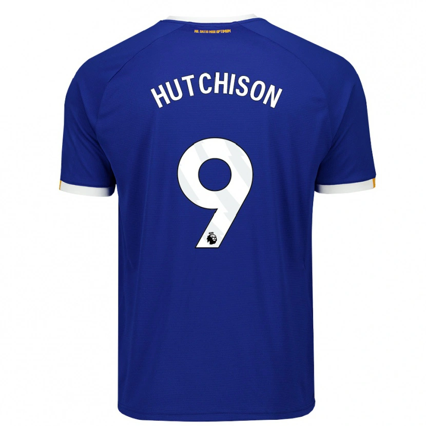 Danxen Men Kai Hutchison #9 Blue White Yellow Home Jersey 2026/27 T-Shirt