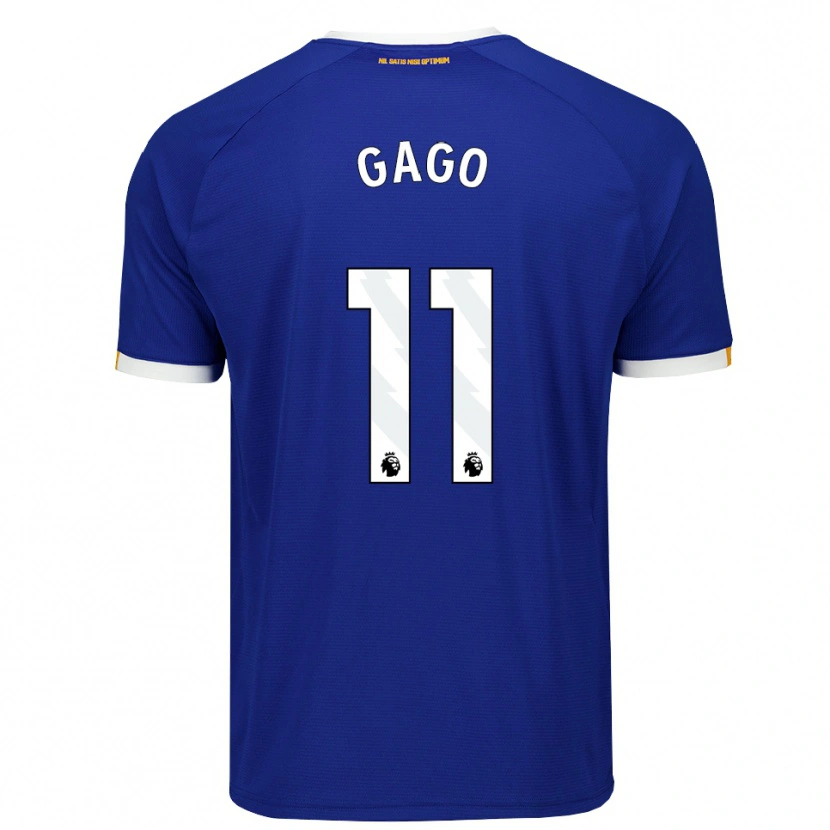 Danxen Men Kelly Gago #11 Blue White Yellow Home Jersey 2026/27 T-Shirt