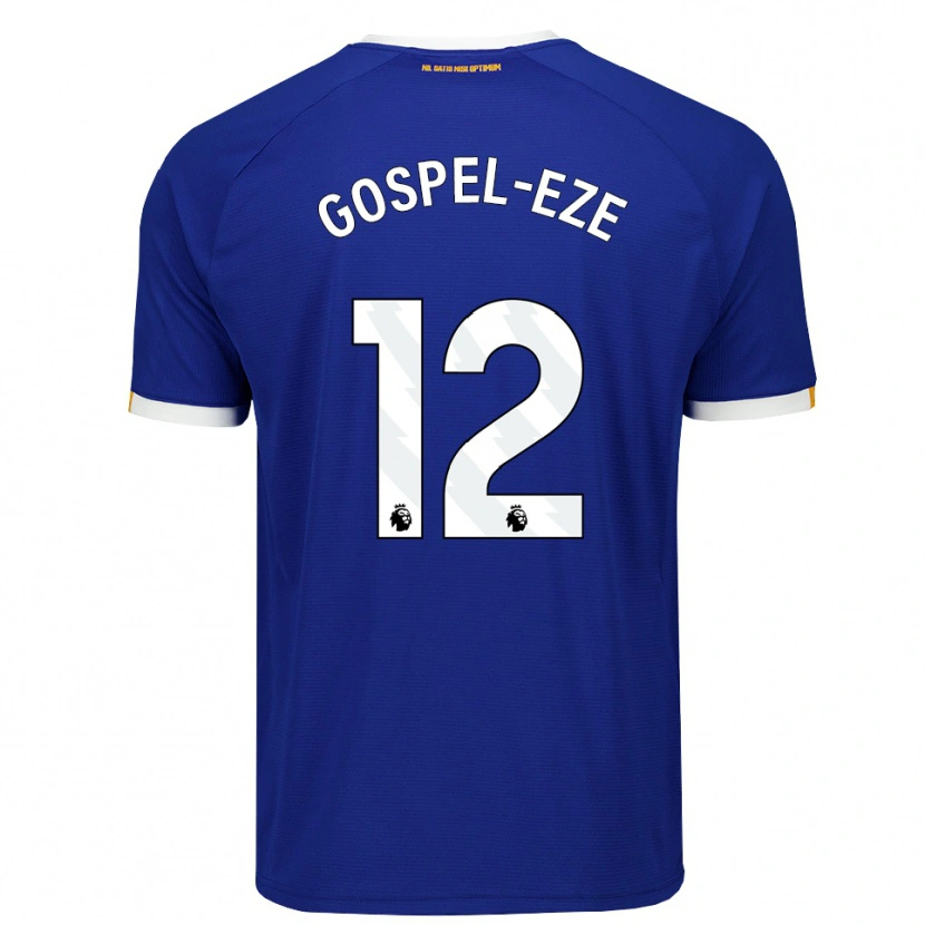 Danxen Men Goodness Gospel-Eze #12 Blue White Yellow Home Jersey 2026/27 T-Shirt