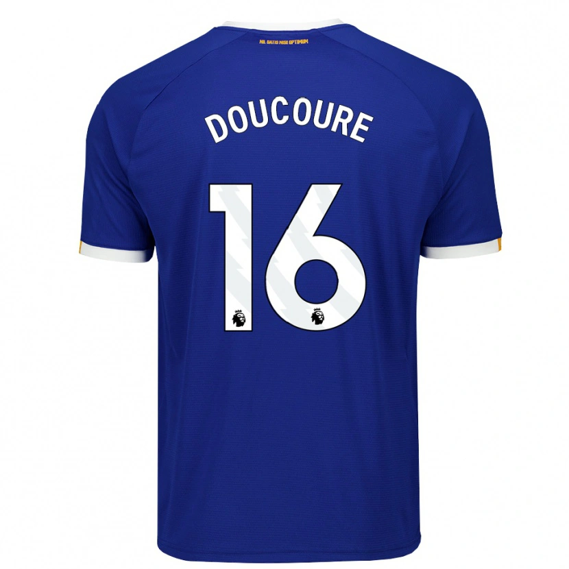 Danxen Men Abdoulaye Doucoure #16 Blue White Yellow Home Jersey 2026/27 T-Shirt