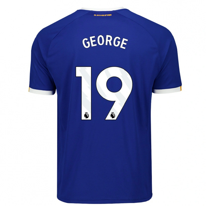 Danxen Men Tyrique George #19 Blue White Yellow Home Jersey 2026/27 T-Shirt