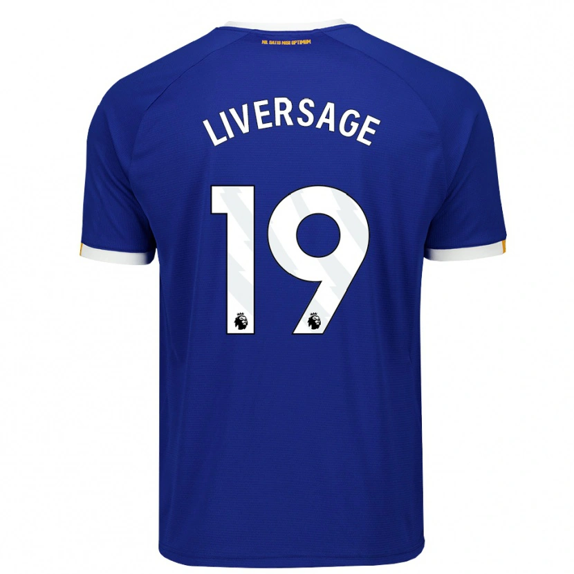 Danxen Men Leon Liversage #19 Blue White Yellow Home Jersey 2026/27 T-Shirt
