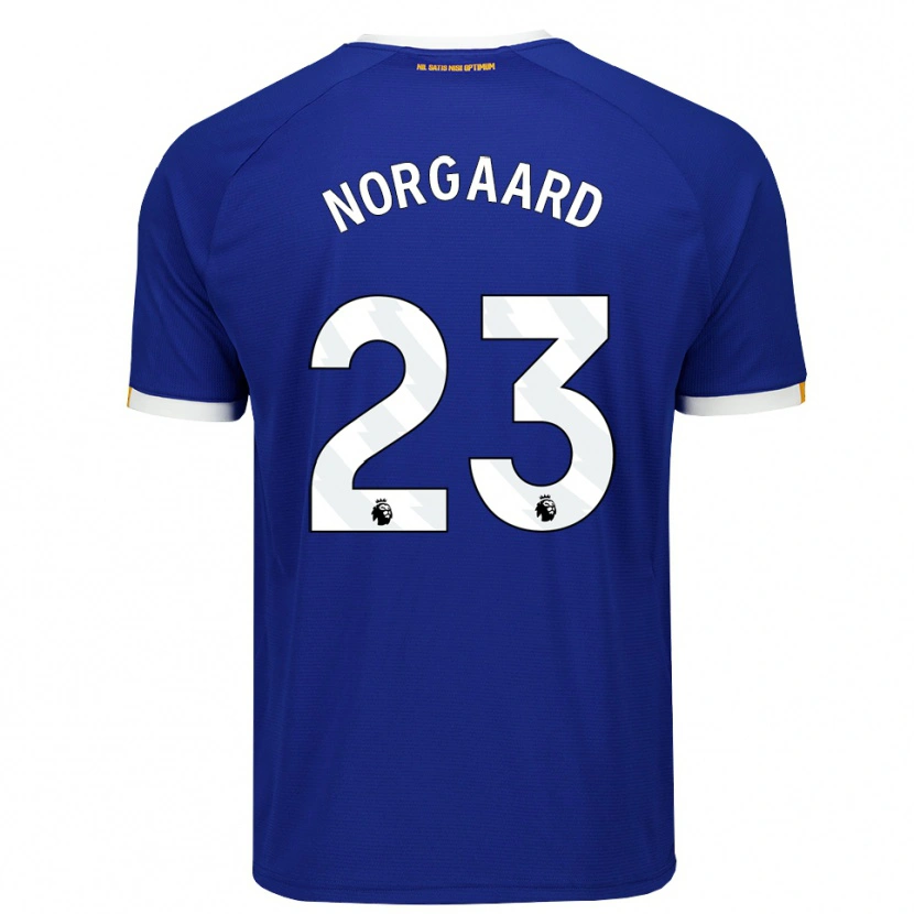 Danxen Men Christian Nørgaard #23 Blue White Yellow Home Jersey 2026/27 T-Shirt