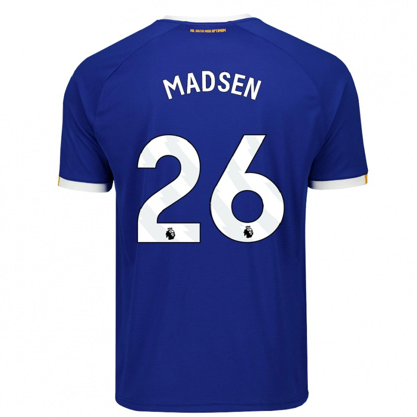 Danxen Men Rikke Madsen #26 Blue White Yellow Home Jersey 2026/27 T-Shirt