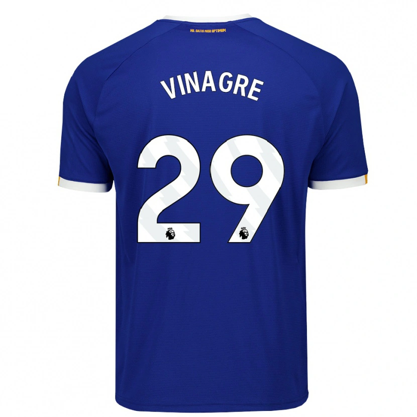 Danxen Men Ruben Vinagre #29 Blue White Yellow Home Jersey 2026/27 T-Shirt