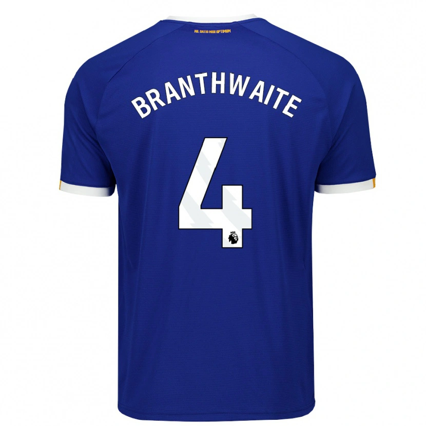Danxen Men Jarrad Branthwaite #4 Blue White Yellow Home Jersey 2026/27 T-Shirt