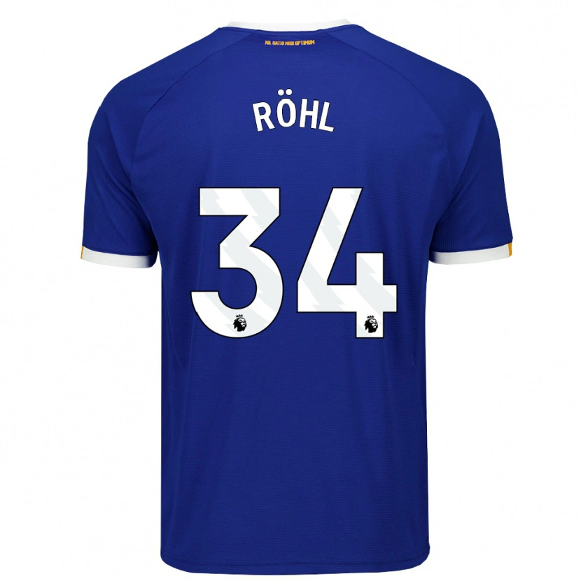 Danxen Men Merlin Röhl #34 Blue White Yellow Home Jersey 2026/27 T-Shirt