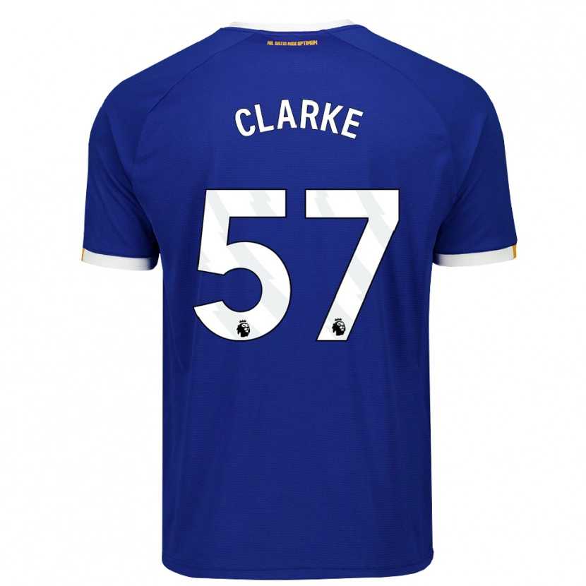 Danxen Men Justin Clarke #57 Blue White Yellow Home Jersey 2026/27 T-Shirt