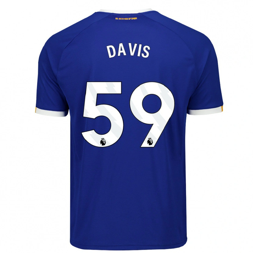 Danxen Men Luca Davis #59 Blue White Yellow Home Jersey 2026/27 T-Shirt