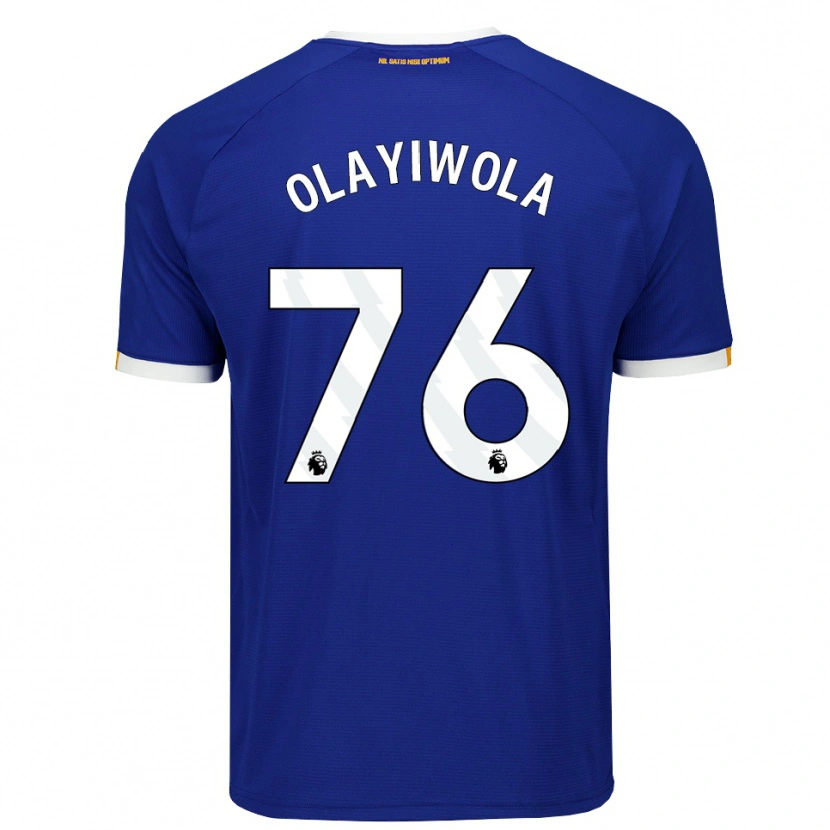 Danxen Men Malik Olayiwola #76 Blue White Yellow Home Jersey 2026/27 T-Shirt