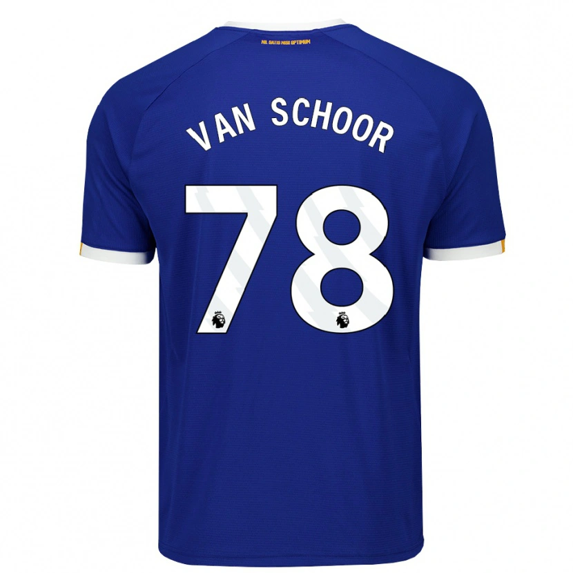Danxen Men Joshua Van Schoor #78 Blue White Yellow Home Jersey 2026/27 T-Shirt