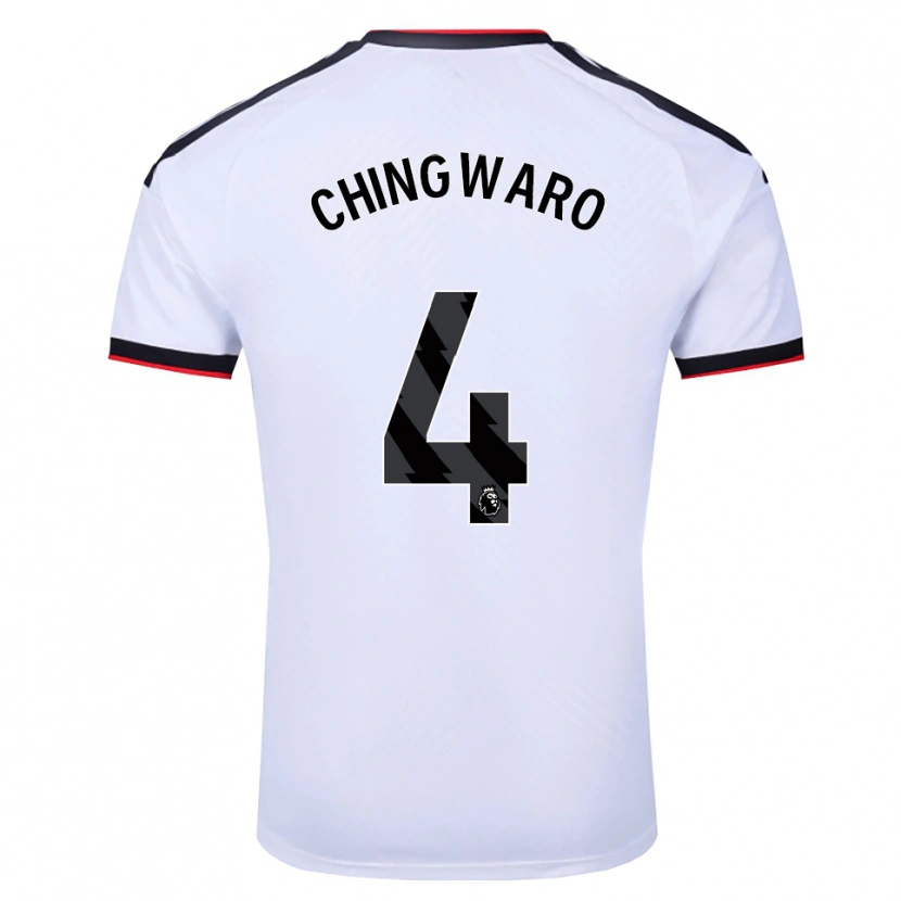 Danxen Men Seth Chingwaro #4 White Black Red Home Jersey 2026/27 T-Shirt