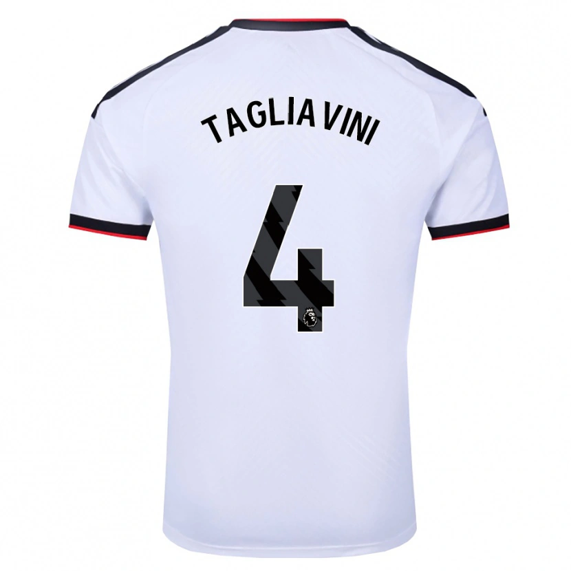 Danxen Men Ella Tagliavini #4 White Black Red Home Jersey 2026/27 T-Shirt