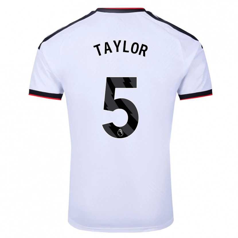 Danxen Men Archie Taylor #5 White Black Red Home Jersey 2026/27 T-Shirt