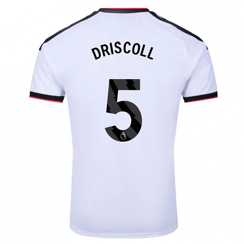 Danxen Men Teddy Driscoll #5 White Black Red Home Jersey 2026/27 T-Shirt