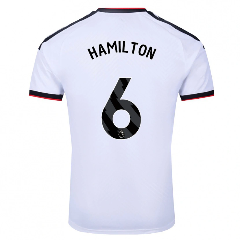 Danxen Men Leo Hamilton #6 White Black Red Home Jersey 2026/27 T-Shirt