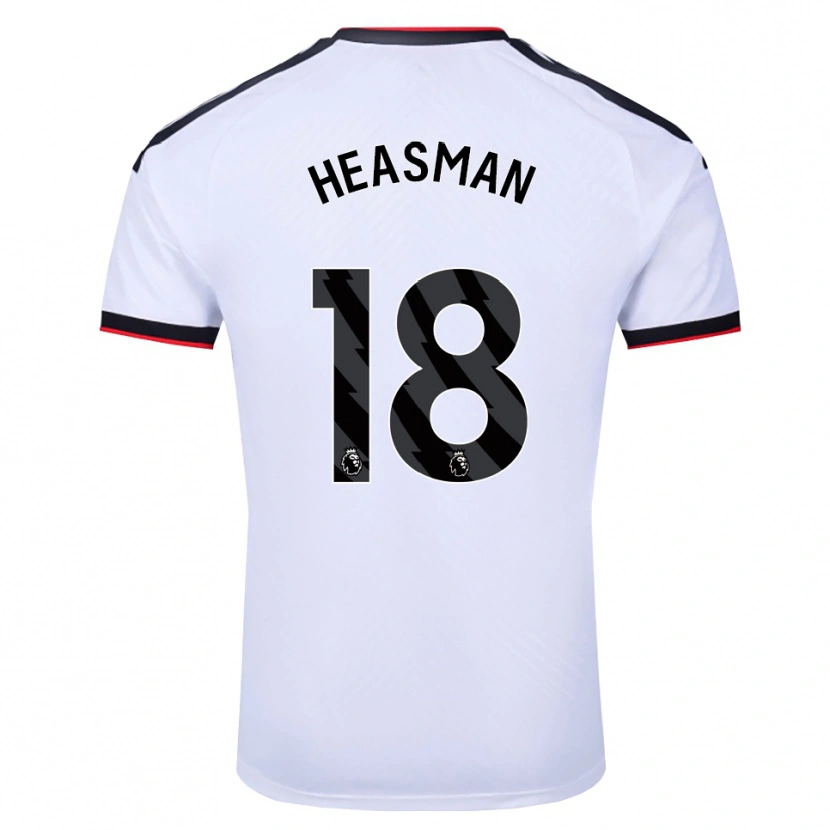 Danxen Men Georgia Heasman #18 White Black Red Home Jersey 2026/27 T-Shirt