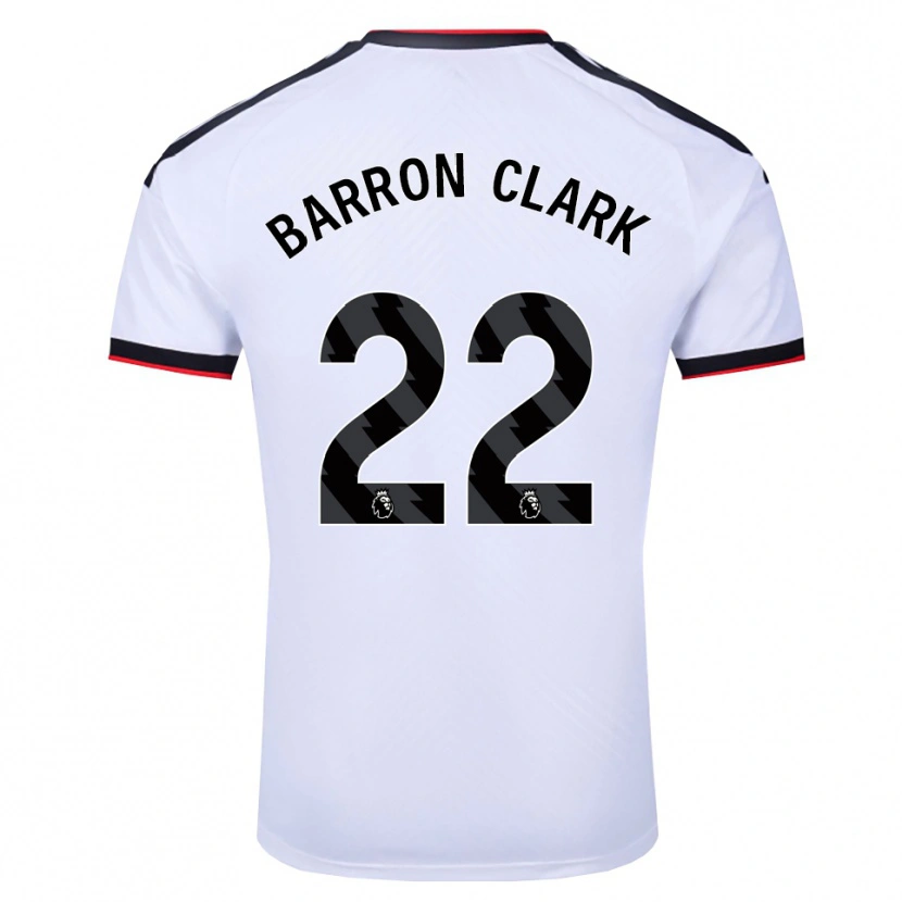 Danxen Men Betty Barron-Clark #22 White Black Red Home Jersey 2026/27 T-Shirt