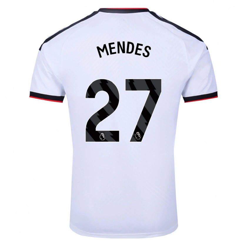 Danxen Men Megalie Mendes #27 White Black Red Home Jersey 2026/27 T-Shirt