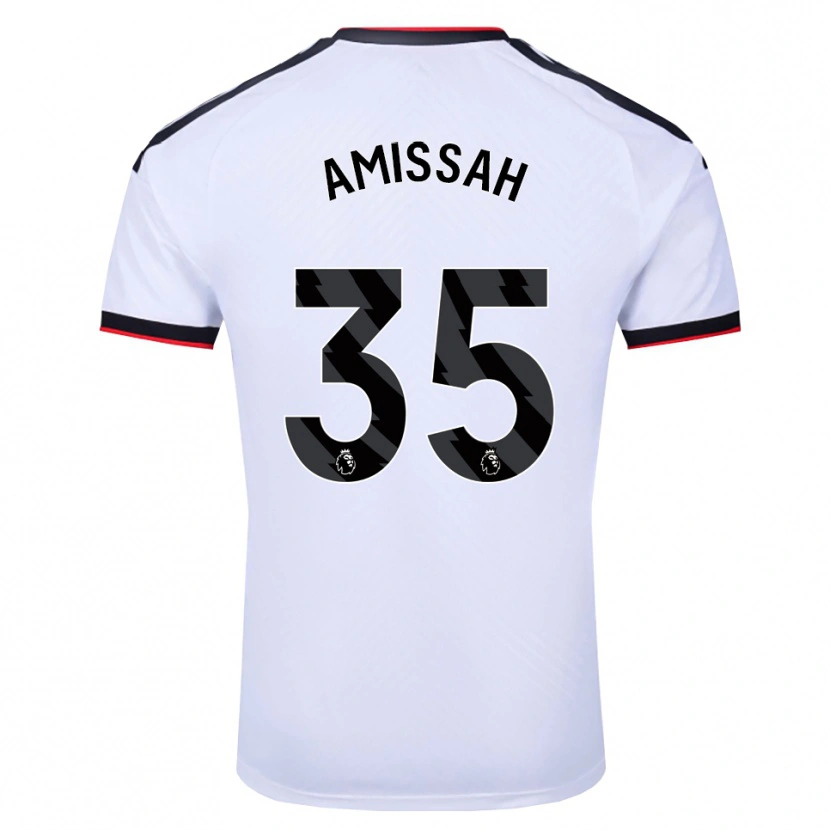 Danxen Men Sam Amissah #35 White Black Red Home Jersey 2026/27 T-Shirt
