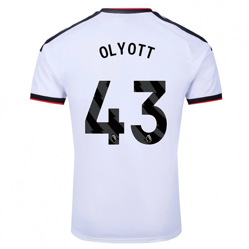 Danxen Men Tom Olyott #43 White Black Red Home Jersey 2026/27 T-Shirt