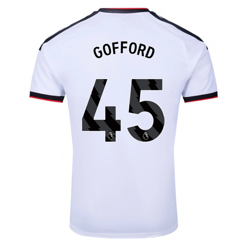 Danxen Men Oliver Gofford #45 White Black Red Home Jersey 2026/27 T-Shirt