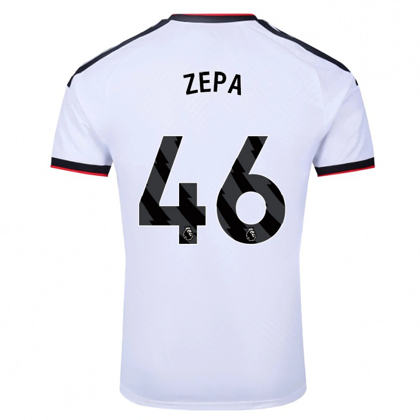 Danxen Men Macauley Zepa #46 White Black Red Home Jersey 2026/27 T-Shirt