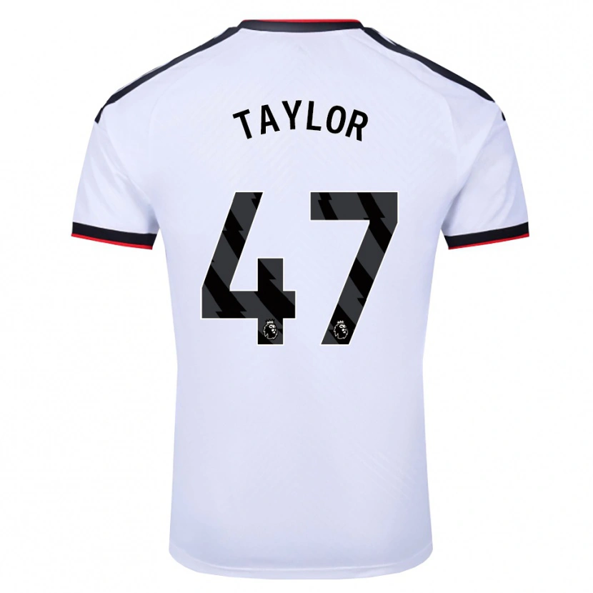 Danxen Men Bo Taylor #47 White Black Red Home Jersey 2026/27 T-Shirt
