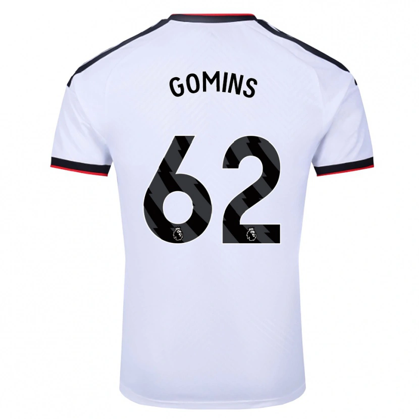 Danxen Men Markuss Gomins #62 White Black Red Home Jersey 2026/27 T-Shirt