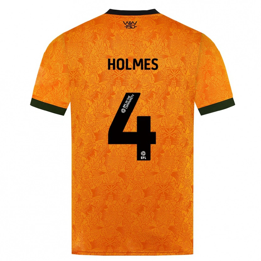 Danxen Men Summer Holmes #4 Orange Black Home Jersey 2026/27 T-Shirt