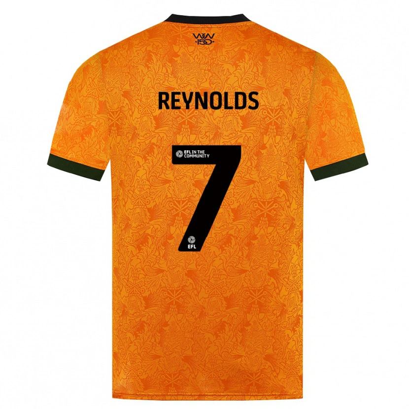 Danxen Men Fabian Reynolds #7 Orange Black Home Jersey 2026/27 T-Shirt
