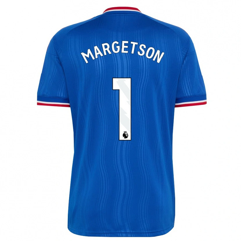 Danxen Men Kit Margetson #1 Blue White Red Away Jersey 2026/27 T-Shirt