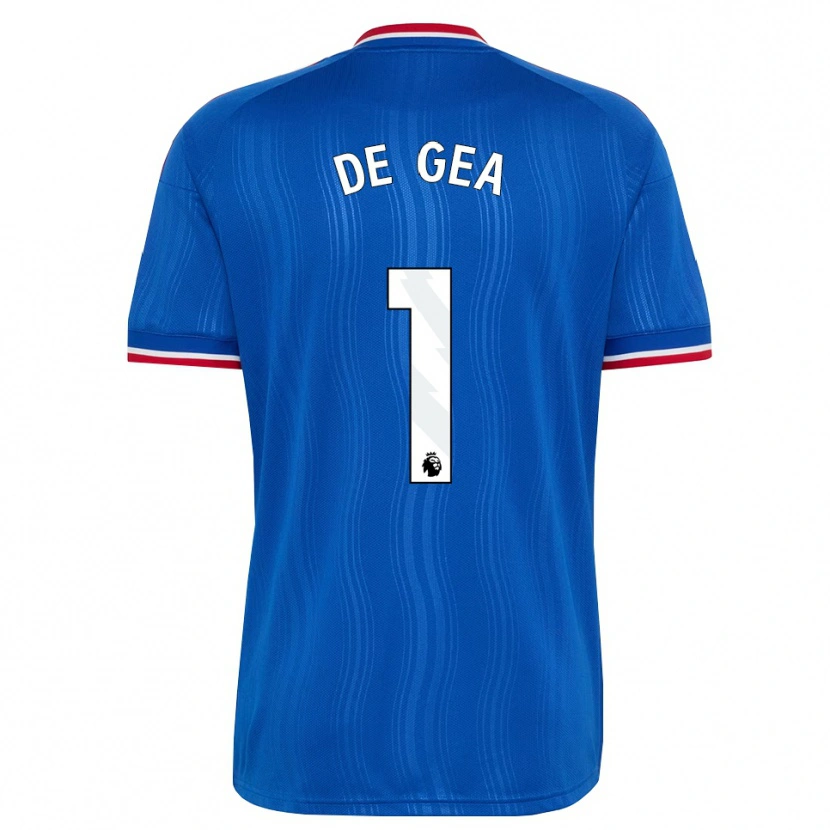 Danxen Men David De Gea #1 Blue White Red Away Jersey 2026/27 T-Shirt