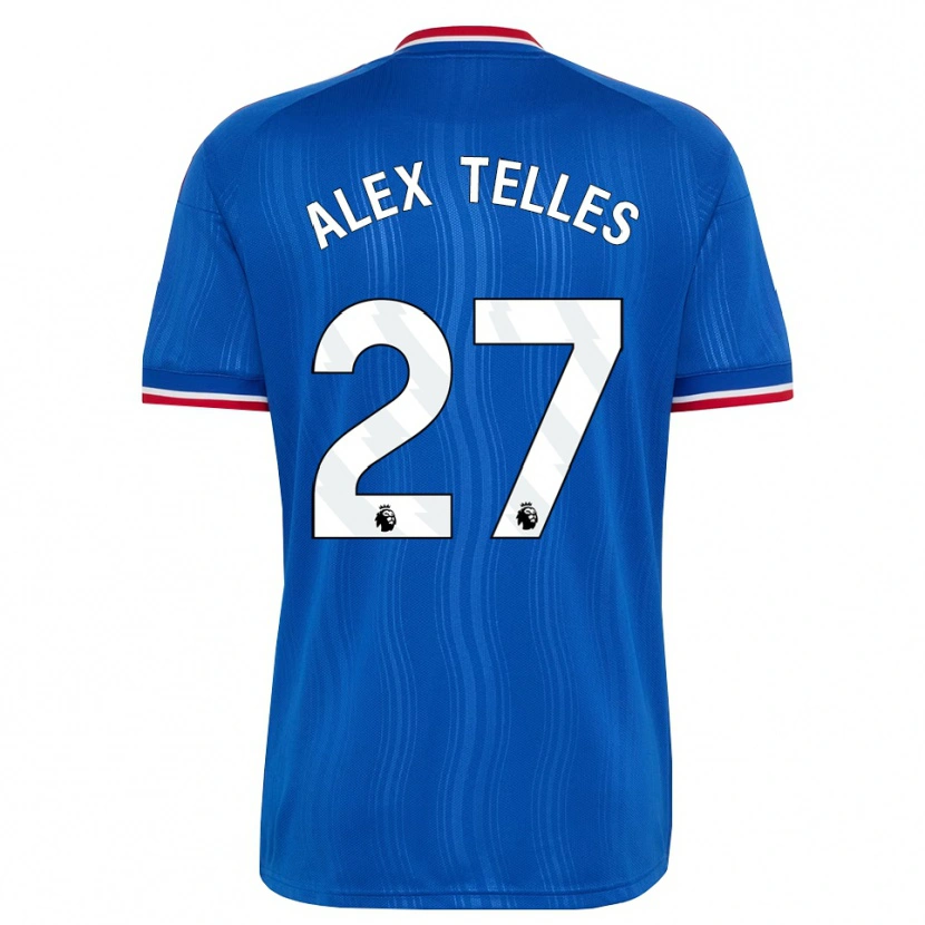 Danxen Men Alex Nicolao Telles #27 Blue White Red Away Jersey 2026/27 T-Shirt