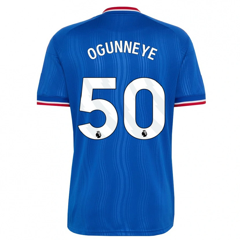 Danxen Men Habeeb Ogunneye #50 Blue White Red Away Jersey 2026/27 T-Shirt