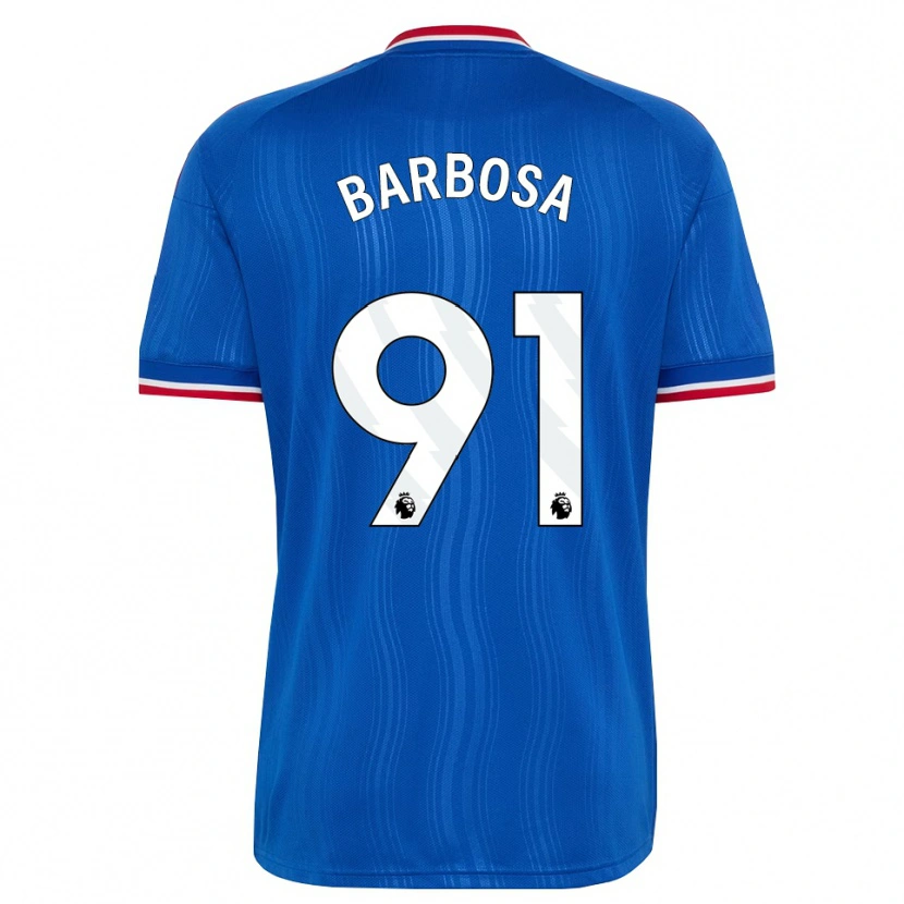 Danxen Men Neithan Barbosa #91 Blue White Red Away Jersey 2026/27 T-Shirt