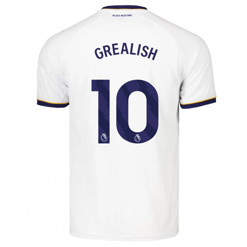 Danxen Men Jack Grealish #10 Midnight Blue White Yellow Away Jersey 2026/27 T-Shirt