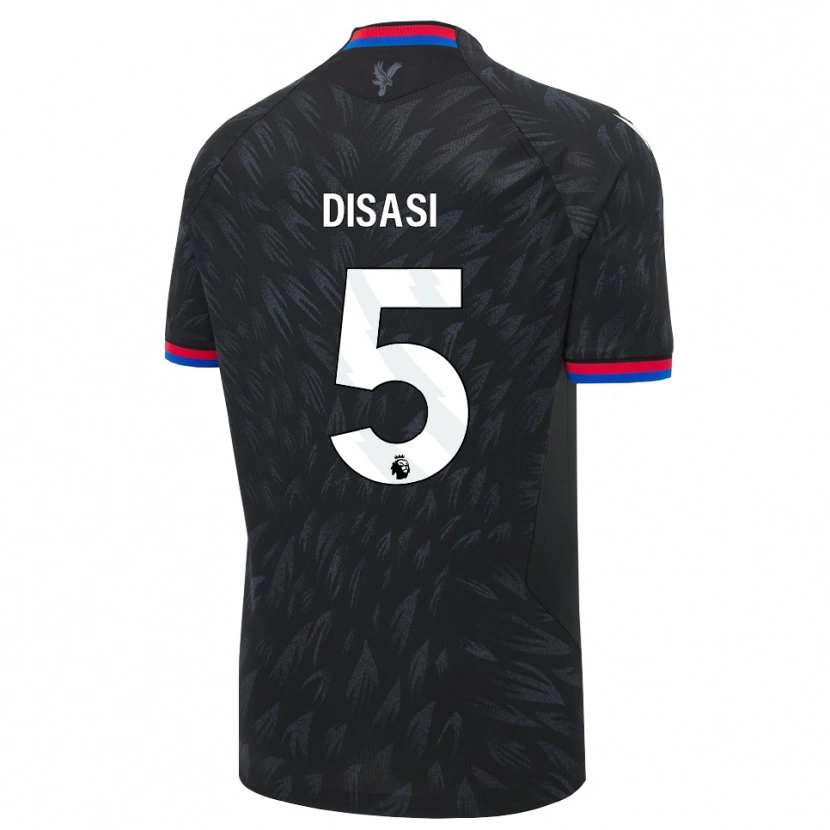 Danxen Men Axel Disasi #5 Black Blue Red Away Jersey 2026/27 T-Shirt