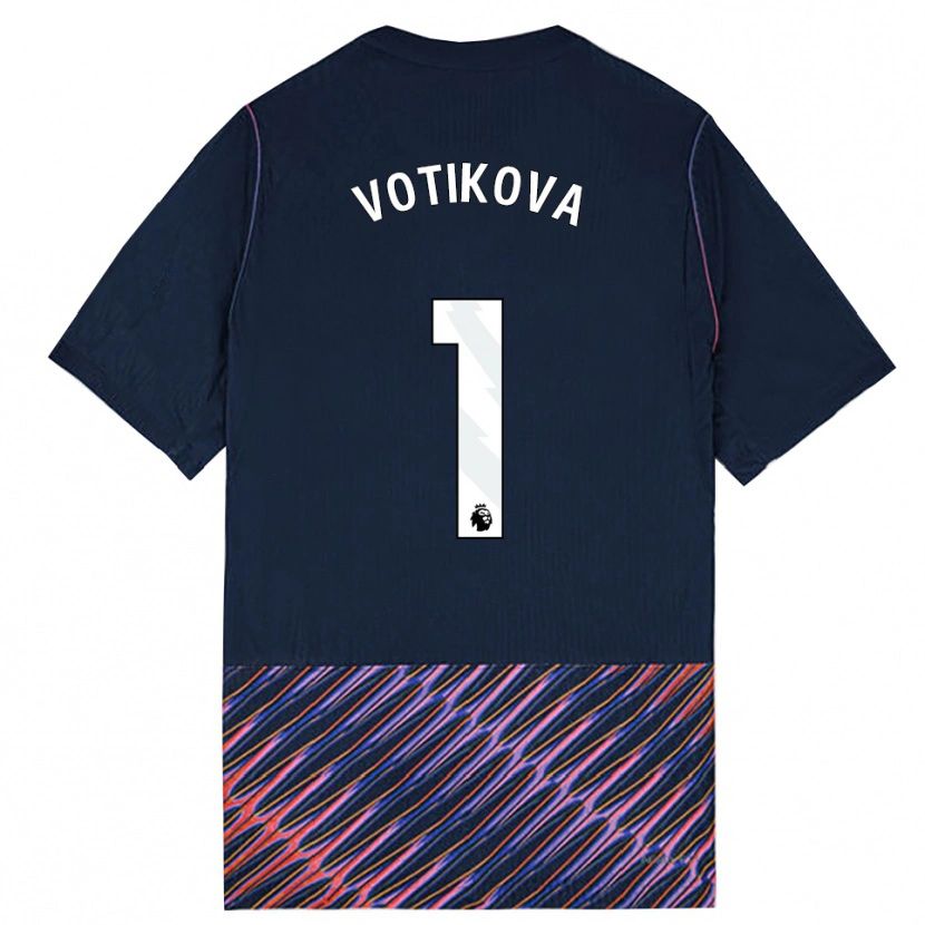 Danxen Men Barbora Votíková #1 Royal Blue White Away Jersey 2026/27 T-Shirt