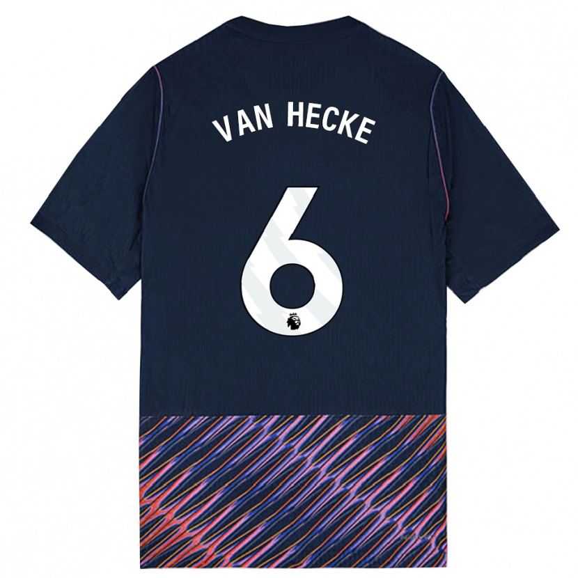 Danxen Men Jan Paul Van Hecke #6 Royal Blue White Away Jersey 2026/27 T-Shirt