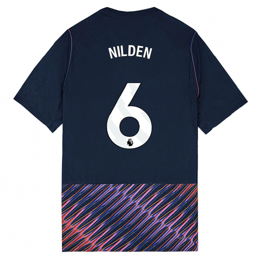 Danxen Men Amanda Nildén #6 Royal Blue White Away Jersey 2026/27 T-Shirt