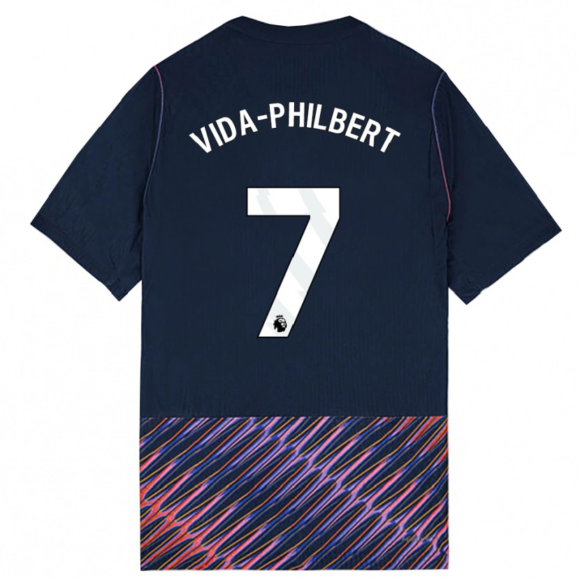 Danxen Men Joel Philbert #7 Royal Blue White Away Jersey 2026/27 T-Shirt