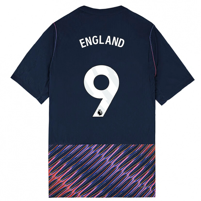 Danxen Men Bethany England #9 Royal Blue White Away Jersey 2026/27 T-Shirt