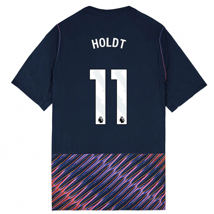 Danxen Men Olivia Holdt #11 Royal Blue White Away Jersey 2026/27 T-Shirt