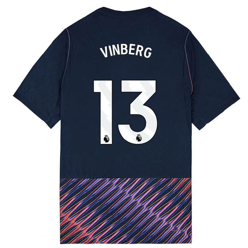 Danxen Men Matilda Vinberg #13 Royal Blue White Away Jersey 2026/27 T-Shirt