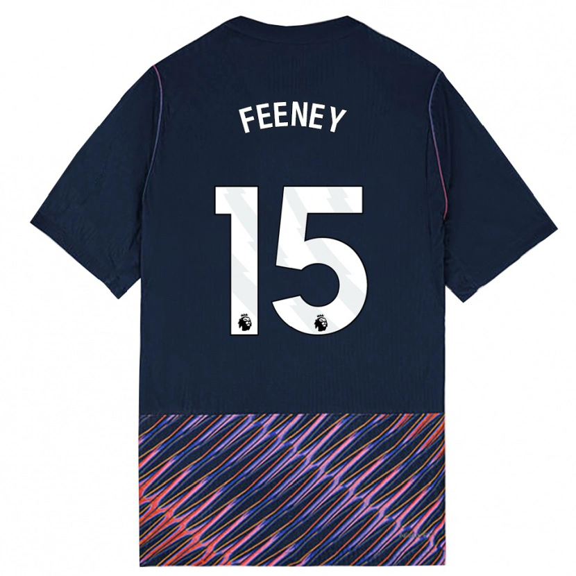 Danxen Men George Feeney #15 Royal Blue White Away Jersey 2026/27 T-Shirt